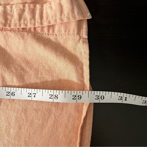 Sonoma Life Style Mens Shirt Medium Salmon Button Down Long Sleeve Cotton Classi - Picture 11 of 11